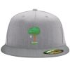 Flexfit 6210 Structured Flat Bill Fitted Hat Thumbnail
