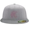 Flexfit 6210 Structured Flat Bill Fitted Hat Thumbnail