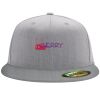 Flexfit 6210 Structured Flat Bill Fitted Hat Thumbnail