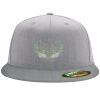 Flexfit 6210 Structured Flat Bill Fitted Hat Thumbnail
