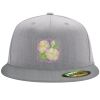 Flexfit 6210 Structured Flat Bill Fitted Hat Thumbnail