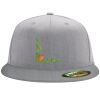 Flexfit 6210 Structured Flat Bill Fitted Hat Thumbnail
