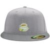 Flexfit 6210 Structured Flat Bill Fitted Hat Thumbnail