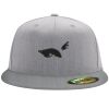 Flexfit 6210 Structured Flat Bill Fitted Hat Thumbnail