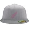 Flexfit 6210 Structured Flat Bill Fitted Hat Thumbnail