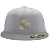 Flexfit 6210 Structured Flat Bill Fitted Hat Thumbnail