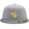 Flexfit 6210 Structured Flat Bill Fitted Hat Thumbnail