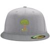Flexfit 6210 Structured Flat Bill Fitted Hat Thumbnail