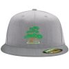 Flexfit 6210 Structured Flat Bill Fitted Hat Thumbnail
