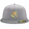 Flexfit 6210 Structured Flat Bill Fitted Hat Thumbnail