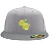 Flexfit 6210 Structured Flat Bill Fitted Hat Thumbnail
