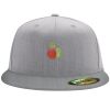 Flexfit 6210 Structured Flat Bill Fitted Hat Thumbnail