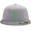 Flexfit 6210 Structured Flat Bill Fitted Hat Thumbnail