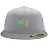 Flexfit 6210 Structured Flat Bill Fitted Hat Thumbnail