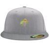 Flexfit 6210 Structured Flat Bill Fitted Hat Thumbnail