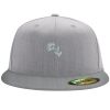 Flexfit 6210 Structured Flat Bill Fitted Hat Thumbnail