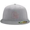 Flexfit 6210 Structured Flat Bill Fitted Hat Thumbnail
