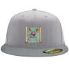 Flexfit 6210 Structured Flat Bill Fitted Hat Thumbnail