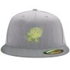 Flexfit 6210 Structured Flat Bill Fitted Hat Thumbnail
