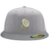 Flexfit 6210 Structured Flat Bill Fitted Hat Thumbnail
