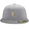 Flexfit 6210 Structured Flat Bill Fitted Hat Thumbnail