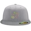 Flexfit 6210 Structured Flat Bill Fitted Hat Thumbnail