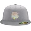 Flexfit 6210 Structured Flat Bill Fitted Hat Thumbnail