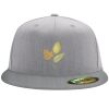 Flexfit 6210 Structured Flat Bill Fitted Hat Thumbnail
