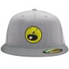 Flexfit 6210 Structured Flat Bill Fitted Hat Thumbnail