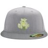 Flexfit 6210 Structured Flat Bill Fitted Hat Thumbnail
