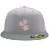 Flexfit 6210 Structured Flat Bill Fitted Hat Thumbnail