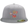 Flexfit 6210 Structured Flat Bill Fitted Hat Thumbnail