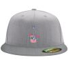 Flexfit 6210 Structured Flat Bill Fitted Hat Thumbnail