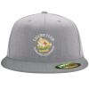 Flexfit 6210 Structured Flat Bill Fitted Hat Thumbnail